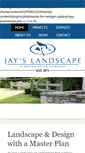 Mobile Screenshot of jayslandscape.biz